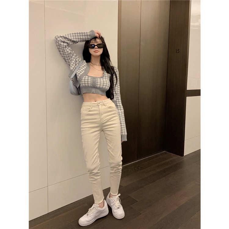 Áo Khoác Cardigan Dệt Kim Tay Dài Dáng Ngắn Họa Tiết Kẻ Sọc Phong Cách Retro Thời Trang Mới 2021 Dành Cho Bạn Gái | BigBuy360 - bigbuy360.vn