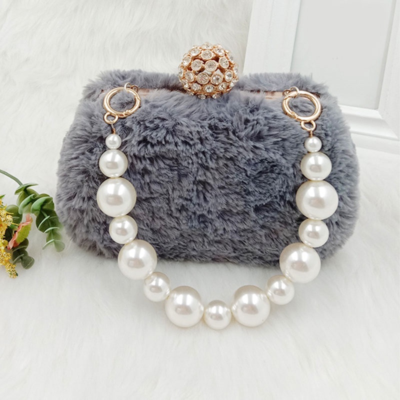 Chuỗi dây ngọc trai giả gắn túi xách/điện thoại thời trang