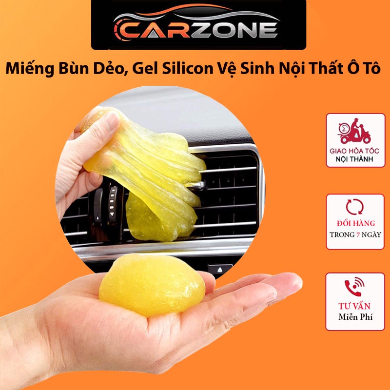 Miếng Bùn Dẻo, Gel Silicon Vệ Sinh Nội Thất Ô Tô, Điện Thoại, Máy Tính,...Nhanh - Tiên Lợi CARZONE.TOP