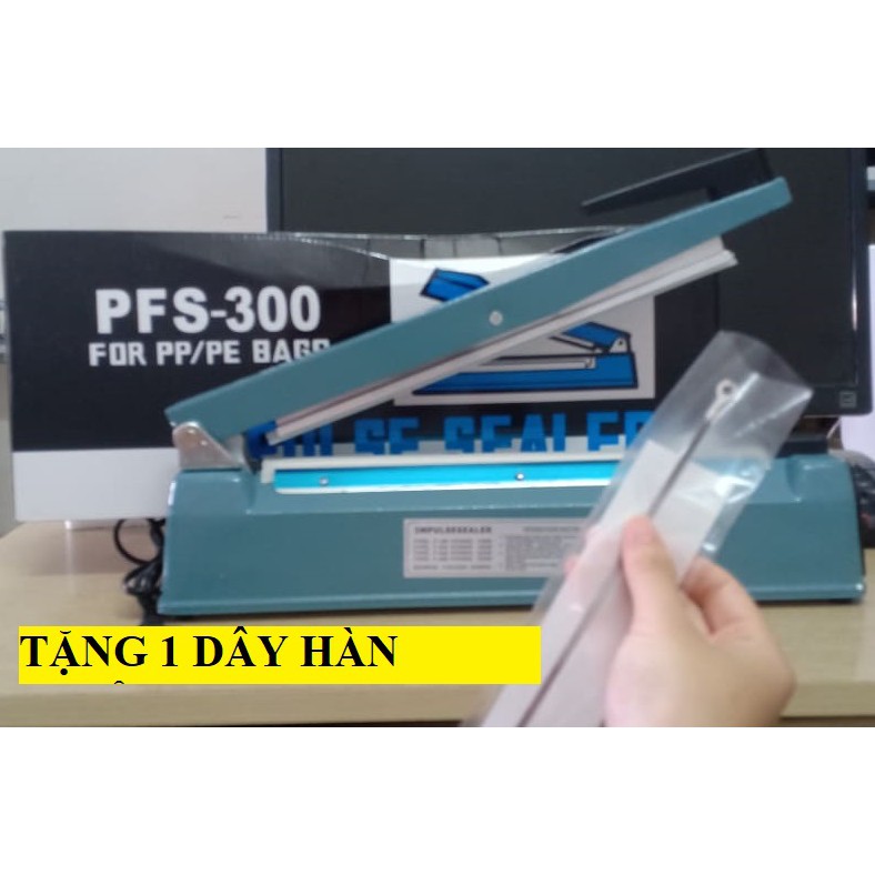 Máy Hàn Miệng Túi PFS300 Vỏ Sắt - PFS 300 dài 30cm Vỏ Kim Loại - Máy Ép Miệng Túi 30CM Vỏ Sắt Cực Bền - PFS300 Vỏ Sắt