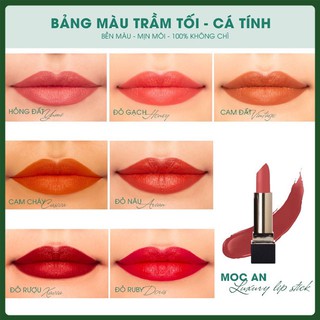 [SON CHÍNH HÃNG - KHÔNG CHÌ] Son lÌ Dưỡng Môi Luxury Mộc An