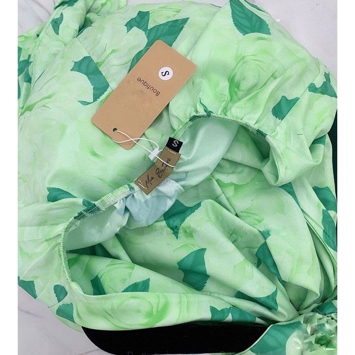 Đầm Yếm Hoa Xanh