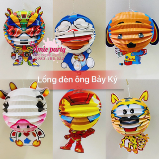 400 lồng đèn trung thu hình thú size trung kèm đèn led