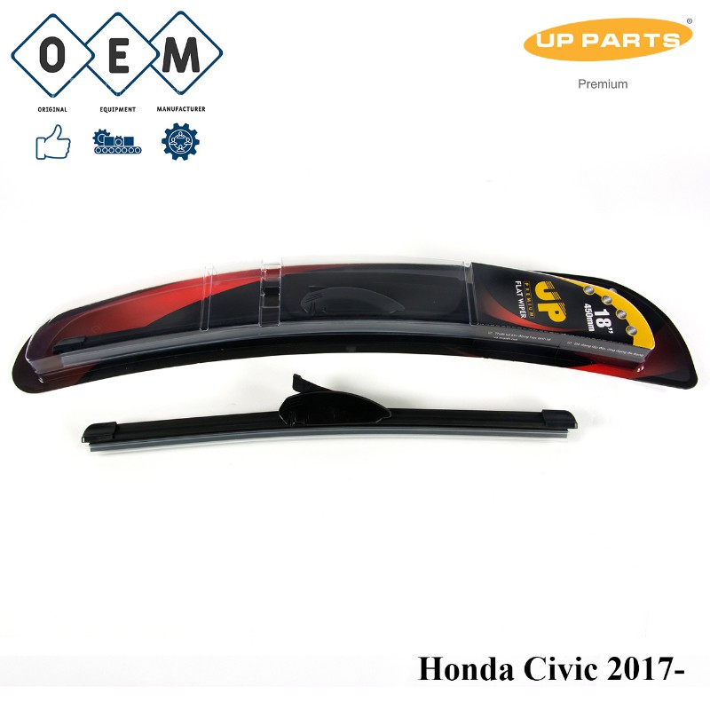 Gạt mưa ô tô Honda Civic 2017- xương mềm UP Premium