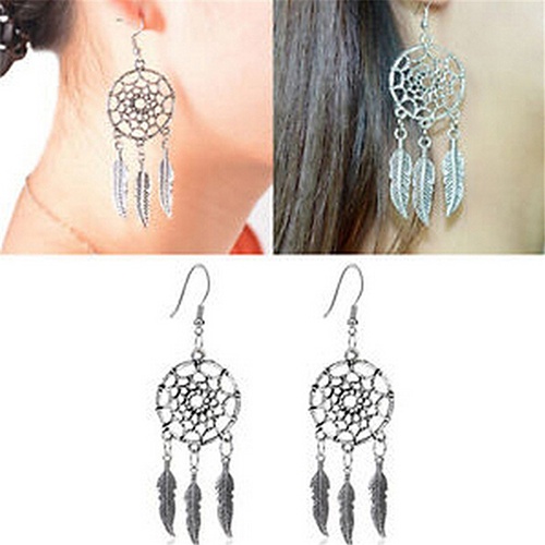 Khuyên tai hình Dream Catcher dễ thương dành cho nữ