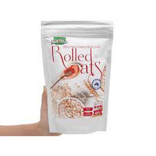 Yến mạch nguyên chất cán dày Rolled Oats gói 250gr