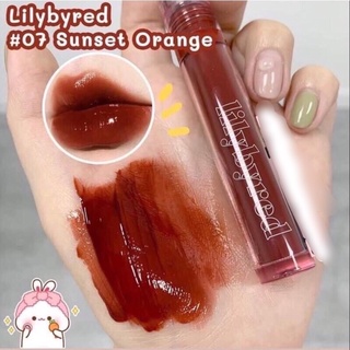 Son tint bóng siêu lì 𝙻𝚒𝚕𝚢𝚋𝚢𝚛𝚎𝚍 𝙶𝚕𝚊𝚜𝚜𝚢 𝙻𝚊𝚢𝚎𝚛 𝙵𝚒𝚡𝚒𝚗𝚐 𝚃𝚒𝚗𝚝 màu 07 cam cháy