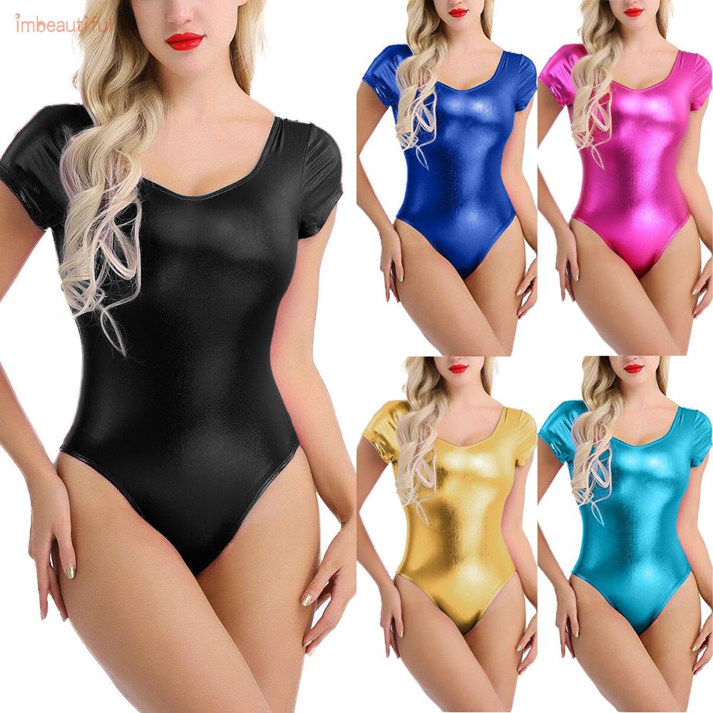 Bodysuit Da Bóng Múa Ba Lê Gợi Cảm Cho Nữ