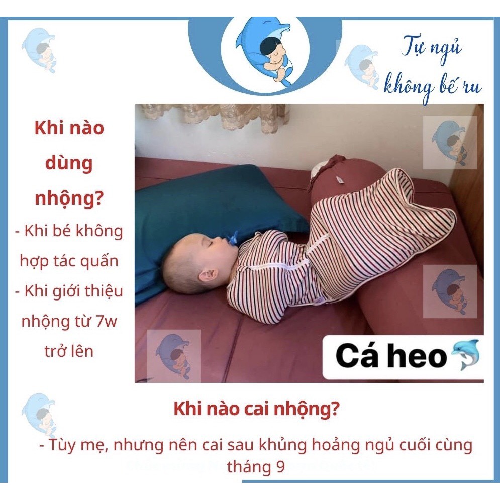 Túi ngủ cao cấp cho trẻ sơ sinh/nhộng chũn giúp bé ngon sâu giấc và an toàn cho bé