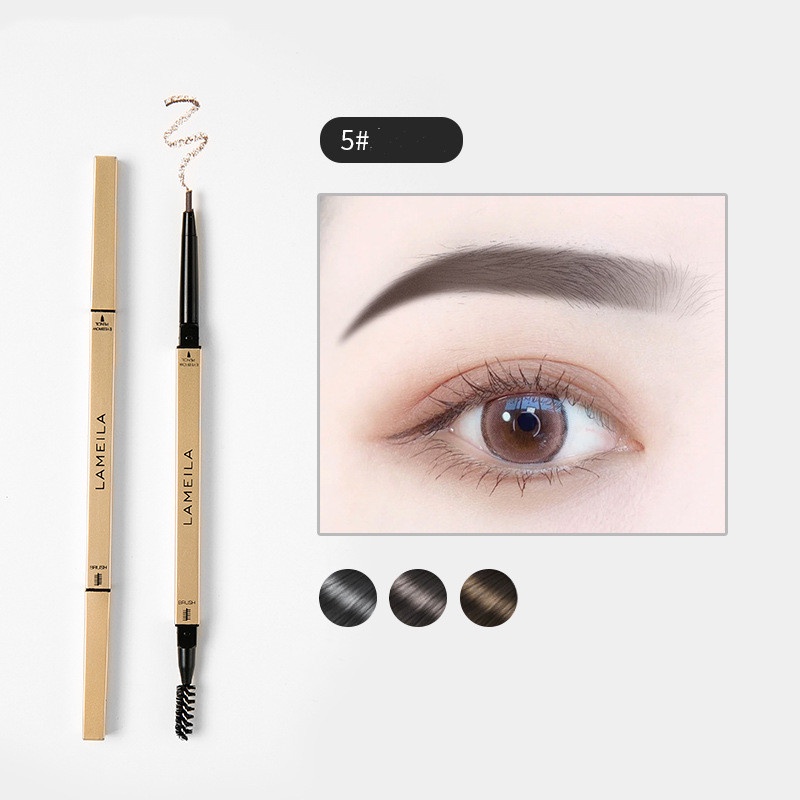 [Hàng mới về] Bút kẻ lông mày Lameila thiết kế hai đầu lâu trôi Hàng Nội Địa Trung