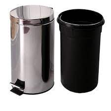 THÙNG RÁC TRÒN INOX ĐẠP CHÂN VINAMOP: 5L , 12L , 20L - HÀNG CHÍNH HÃNG VINAMOP