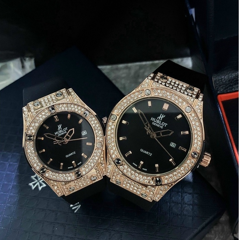 (Hublot hương vani) Đồng hồ nam Hublot, đồng hồ máy pin đính đá cao cấp DH601 - hublot.dongho | BigBuy360 - bigbuy360.vn