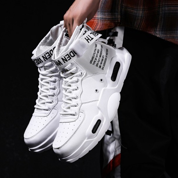 Giày Nam, Giày Sneaker Thể Thao Nam Cổ Cao Phong Cách Hàn Quốc G28 | BigBuy360 - bigbuy360.vn