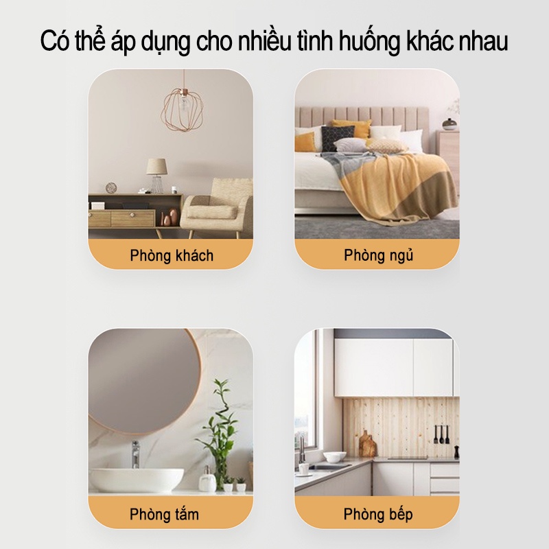 Kệ đựng đồ dùng MEIDOO gắn tường không cần khoan tiện dụng cho phòng khách/ phòng ngủ