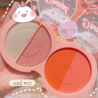 Bảng donut phấn má và highlight