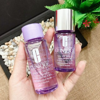 <Hàng auth, bill hãng> Tẩy trang mắt môi Clinique mini 30ml
