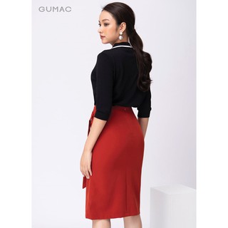 Chân váy nữ xẻ tà VA10252 GUMAC
