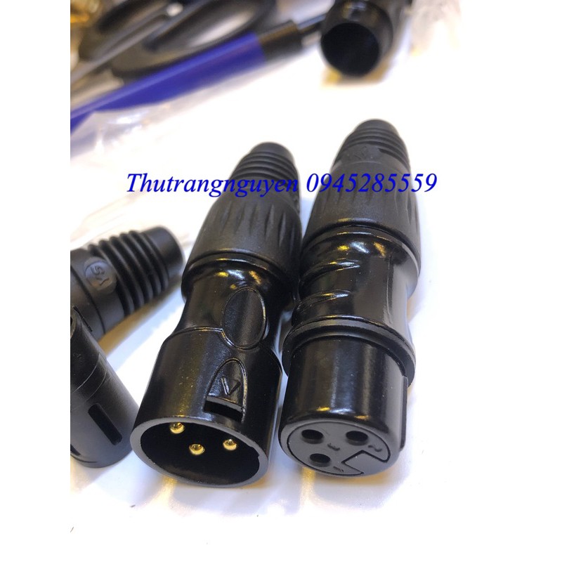 Jack canon XLR 3 chân lõi đồng JsJ