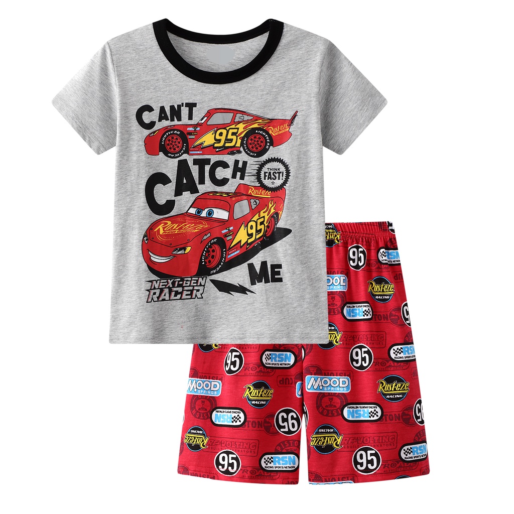 Bộ Đồ Ngủ Áo Thun Tay Ngắn Phối Quần Short In Hoạt Hình Paw Patrol Dễ Thương Cho Bé