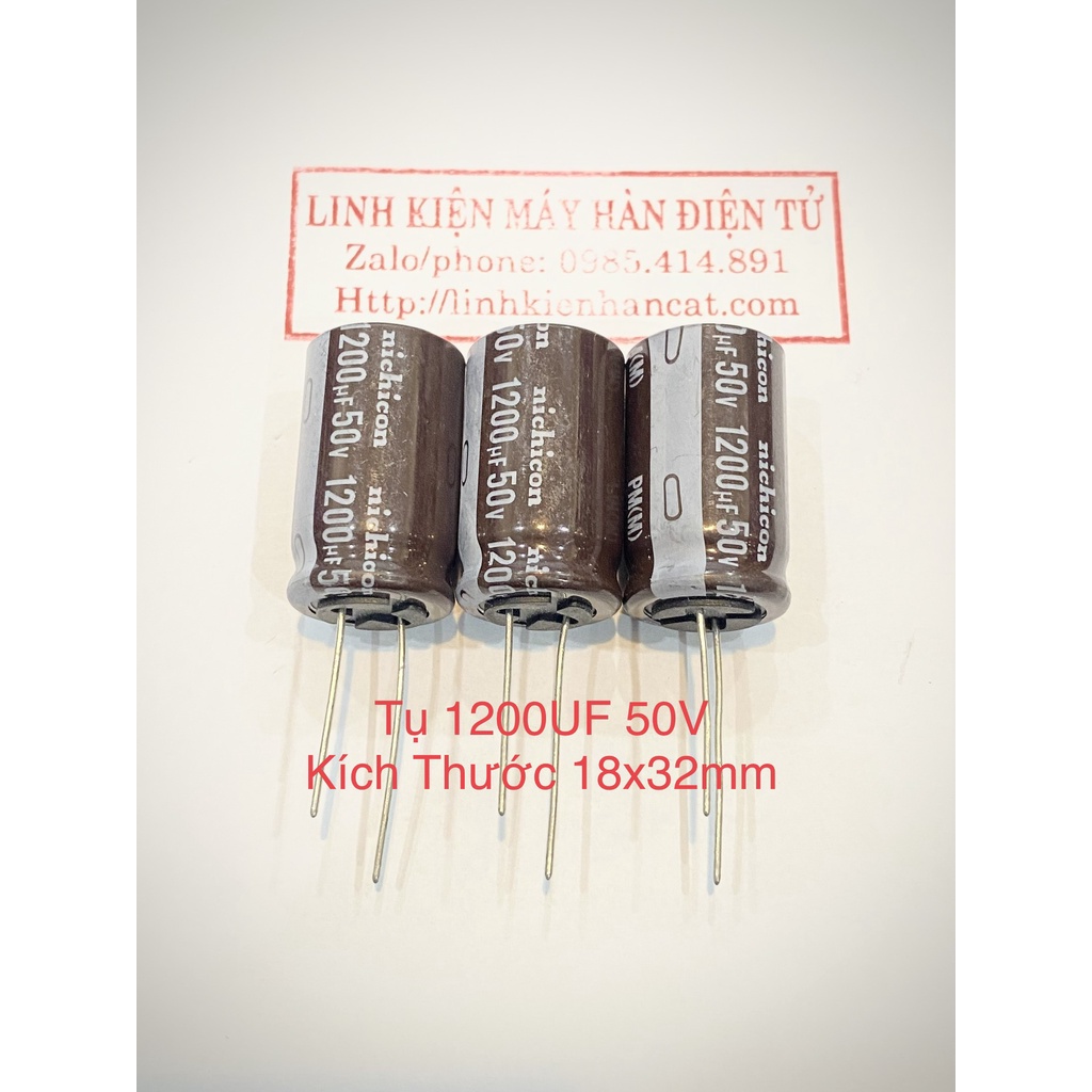 Tụ 1200UF 50V Kích Thước 18x32mm