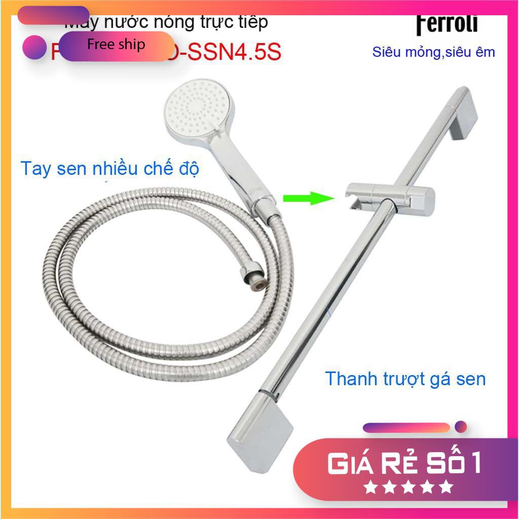 Máy nước nóng trực tiếp Ferroli, Best sales Bình nước nóng trực tiếp Ferroli Divo SSN 4.5S không bơm