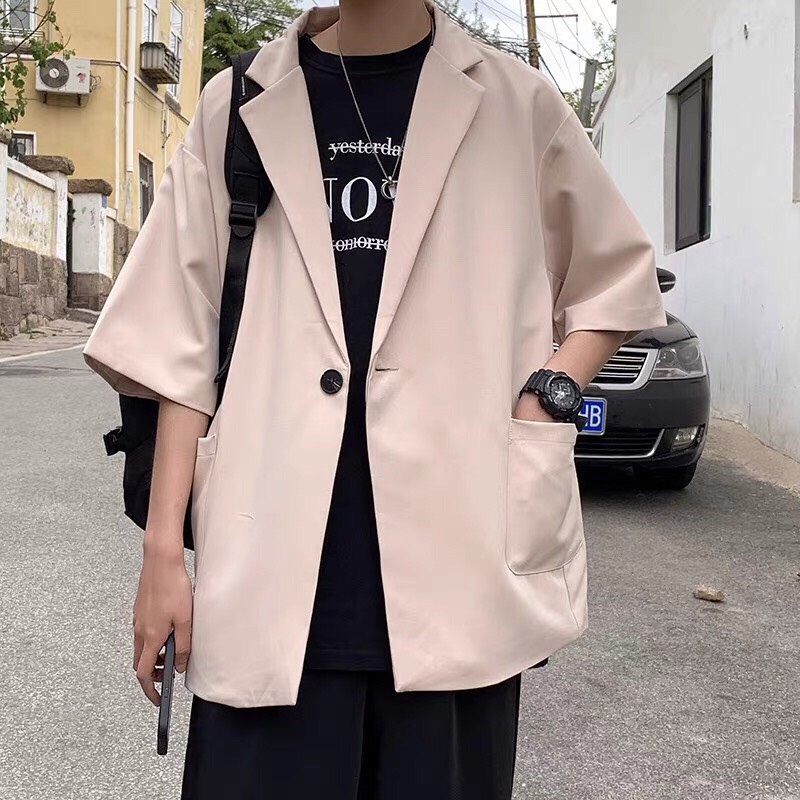 Áo blazer cộc tay nam nữ - áo vest lửng unisex phong cách Hàn Quốc-PANDO  AV051 | BigBuy360 - bigbuy360.vn