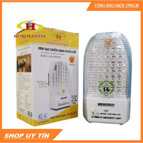 ✨FREESHIP✨ Đèn Sạc Chiếu Sáng Khẩn Cấp Honjianda HJD-2500 Led