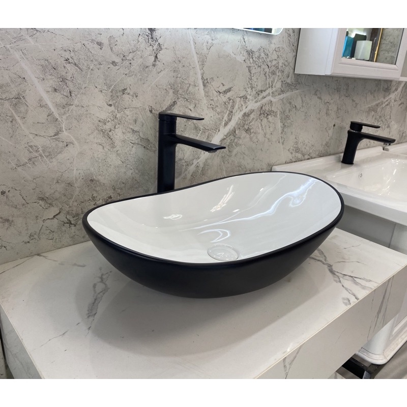 CHẬU RỬA LAVABO BÀN ĐÁ - 132