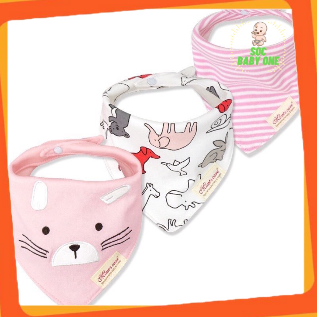 Set 3 Yếm Momcare cho bé hàng chính hãng