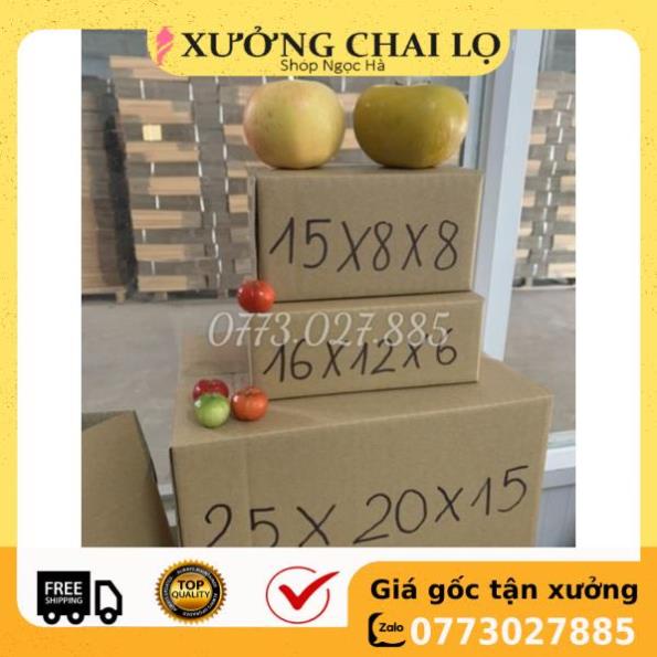 [GIÁ TẬN GỐC] [Combo 5sp] Hộp Carton Giá Rẻ ❤ [15x8x8] Thùng Hộp Carton Đóng Gói Hàng , phụ kiện du lịch