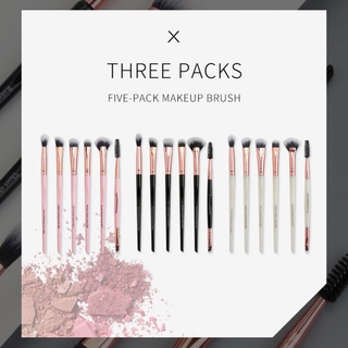 MAANGE 6pcs/Set Eye Makeup Brushes Set Eyeshadow Eyebrow Eyelash Brush Professional Makeup Brushes Tools