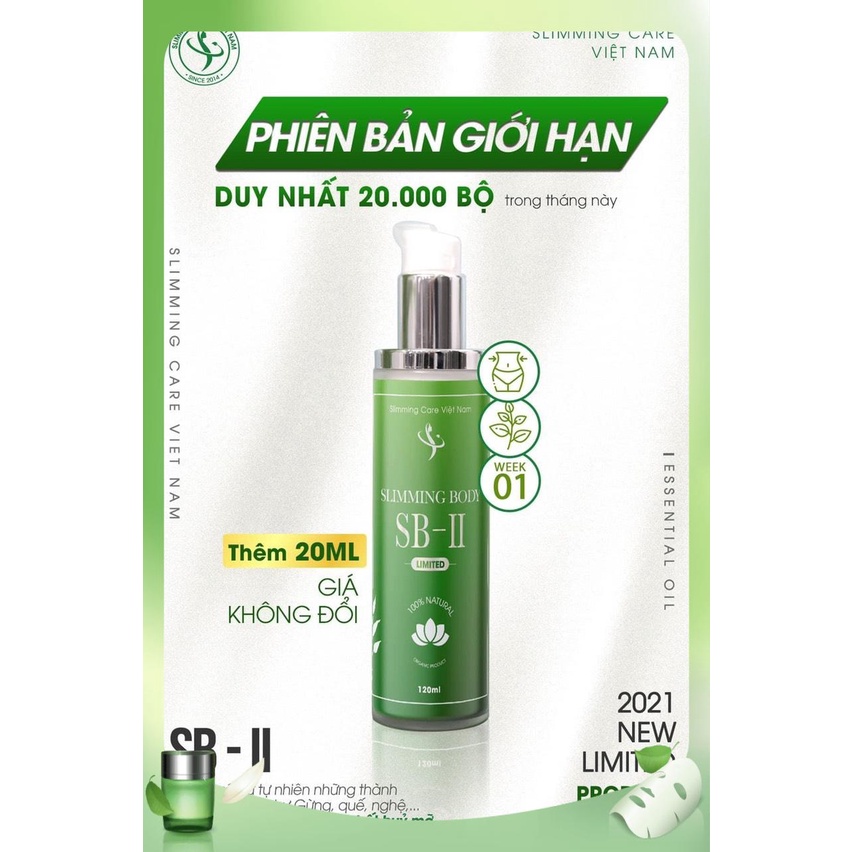 Tinh Dầu Tự Nhiên Slimming Body Essential Oil 100ml Kết Hợp Cùng Đai Điện Giảm Mỡ