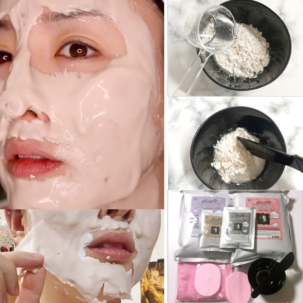Gói 1KG Bột mặt nạ dẻo spa khóa dưỡng Vivace MONTBLIE Vivace Modeling Mask Hàn Quốc
