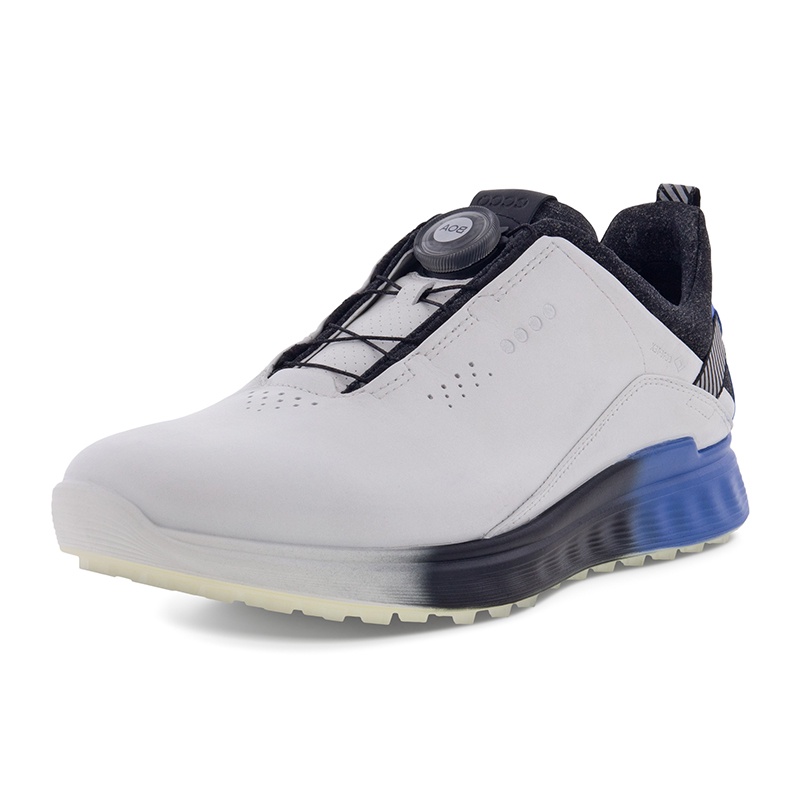 ECCO Giày Thể Thao Đánh Golf Bằng Da Thật Thoáng Khí Phong Cách Mới Cho Nam JI4H