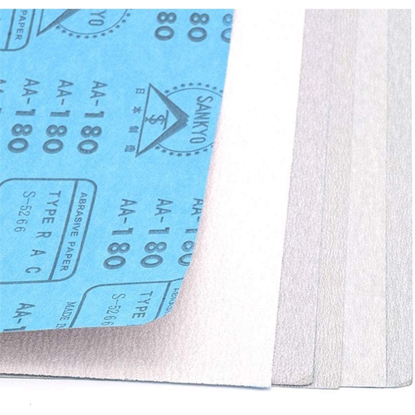 [ TÂM TÂM ]-Giấy nhám nhật Sankyo ,ABRASIVE PAPER, Sand paper (Xanh)