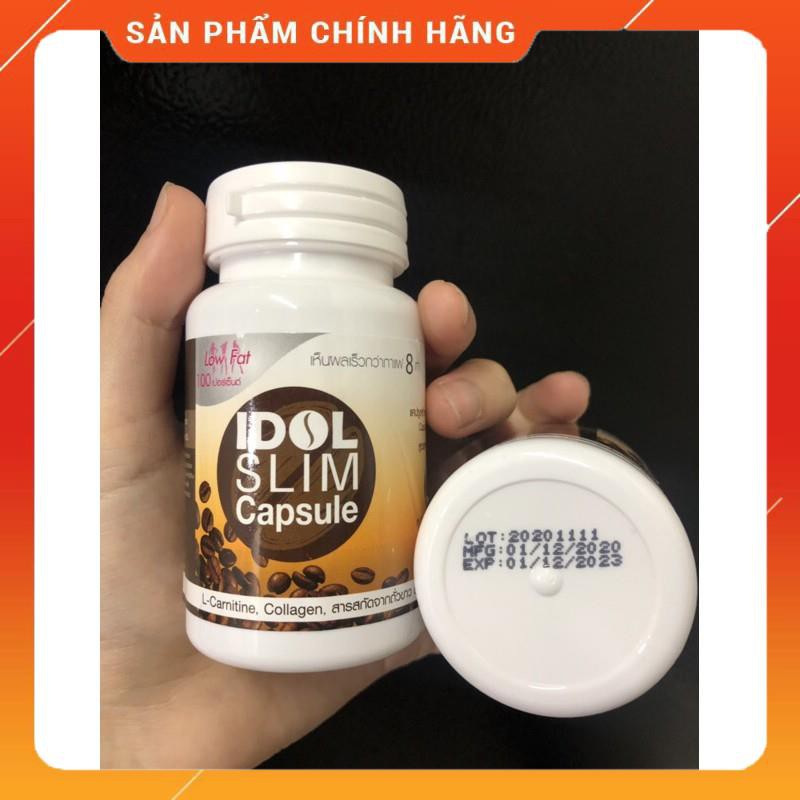 [CHỈ BÁN CHÍNH HÃNG] Giảm cân IDOl SLIM COFFEE dạng viên trắng chuẩn Thái Lan