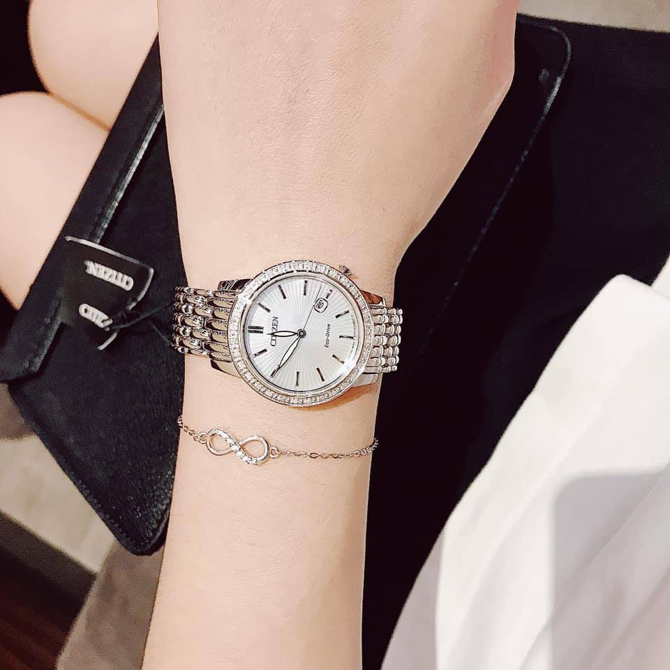 ĐỒNG HỒ NỮ CITIZEN ECO DRIVE EW2280-58D CHÍNH HÃNG