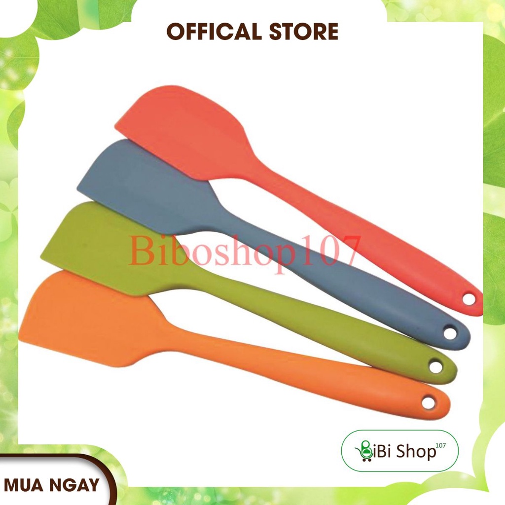 🎶Cây vét bột spatula silicon đúc 28cm (Phới silicon)🎶
