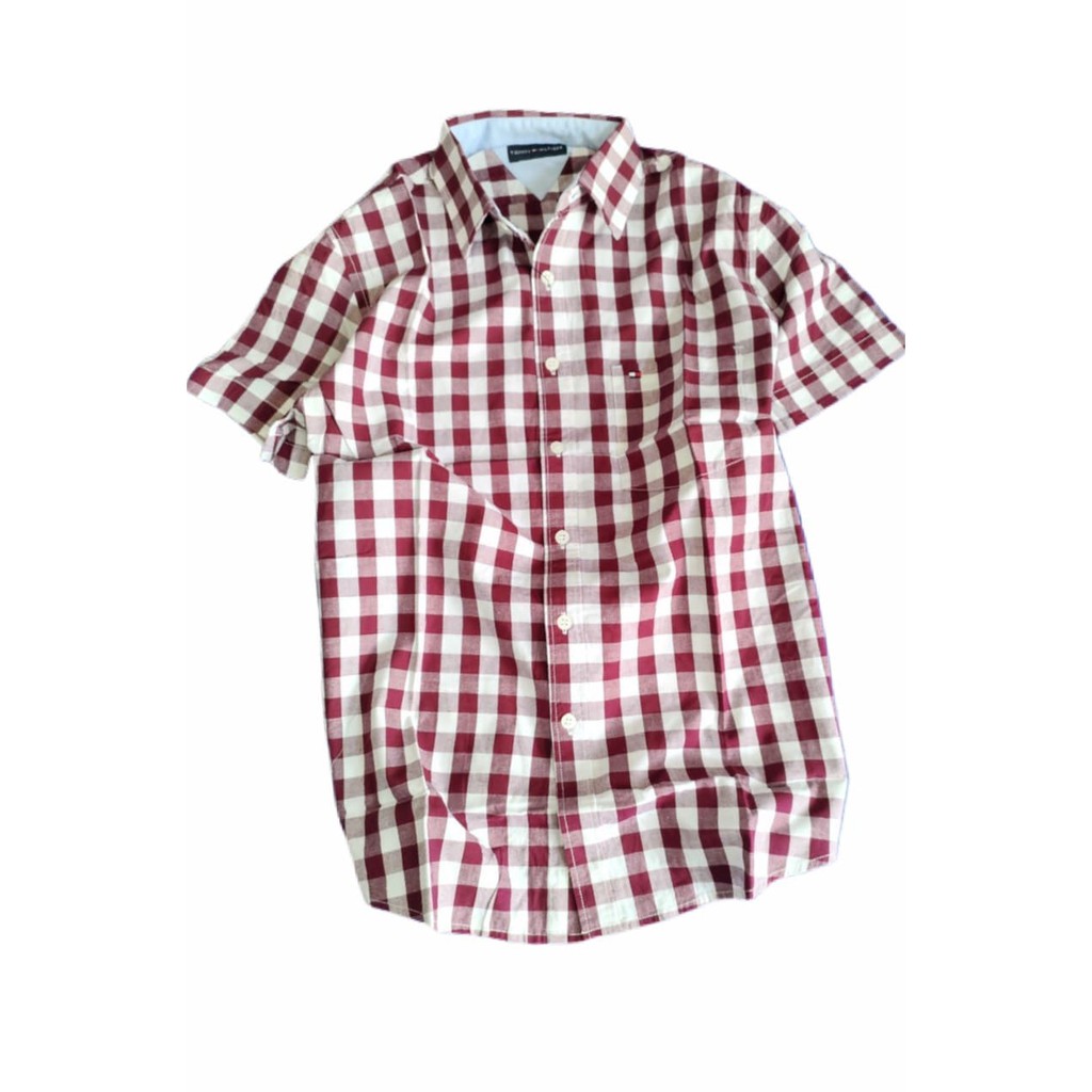 ÁO SƠ MI NAM SỌC CARO TAY NGẮN SIÊU ĐẸP | BigBuy360 - bigbuy360.vn