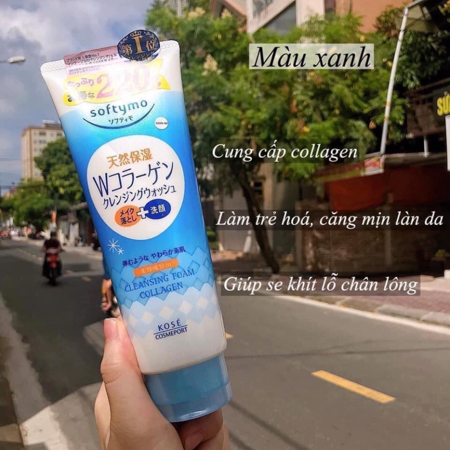 Sữa rửa mặt Kose Softymo 220g Nhật Bản