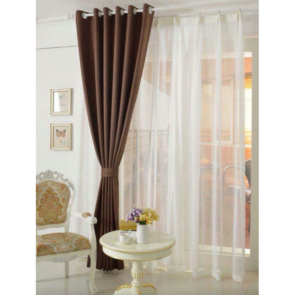 Trụ đôi đỡ thanh rèm,Tay đỡ kép cho rèm 2 lớp, Giá đỡ thanh treo rèm