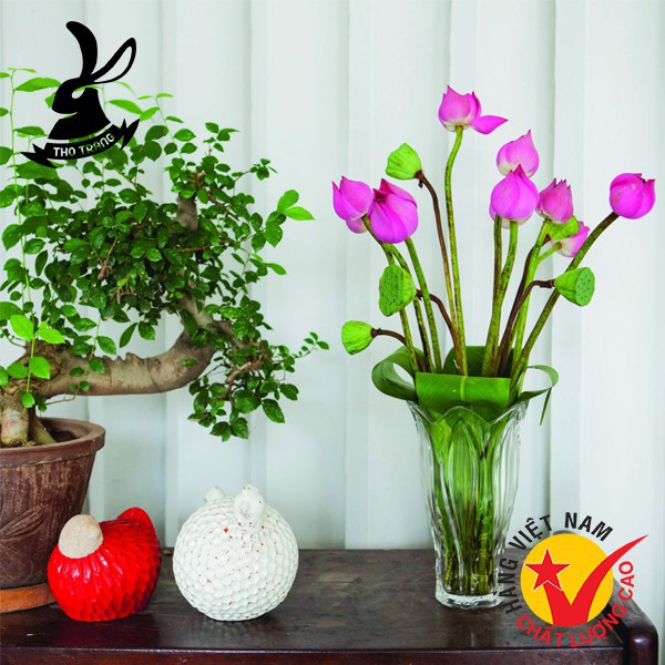 Bình Bông Nhựa Acrylic Trong Suốt BB 14,16,17