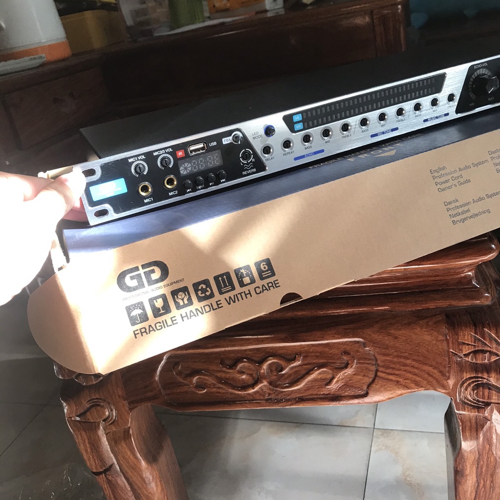 Vang cơ Gutin K-2 Có REVERB, Dàn đèn Led tín hiệu - Hàng Nhập Khẩu - Gia Khang Shop