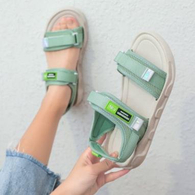 fd5 Sandal nữ, dép 2 quai ngang nữ, dép quai hậu đi học, đi chơi thời trang DSV03, đế cao su chống trơn truợt