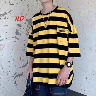 Áo kẻ có túi ngực