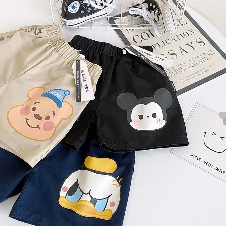 Áo Thun Cotton Mỏng In Họa Tiết Hoạt Hình Phong Cách Hàn Quốc Thời Trang Mùa Hè Cho Bé Trai