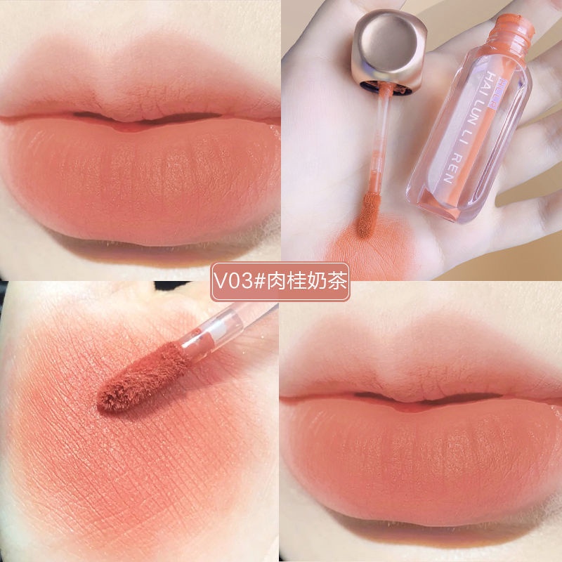 Son Bóng Dưỡng Ẩm Dạng Tuýp Trong Suốt 8 Màu Tùy Chọn Hllr