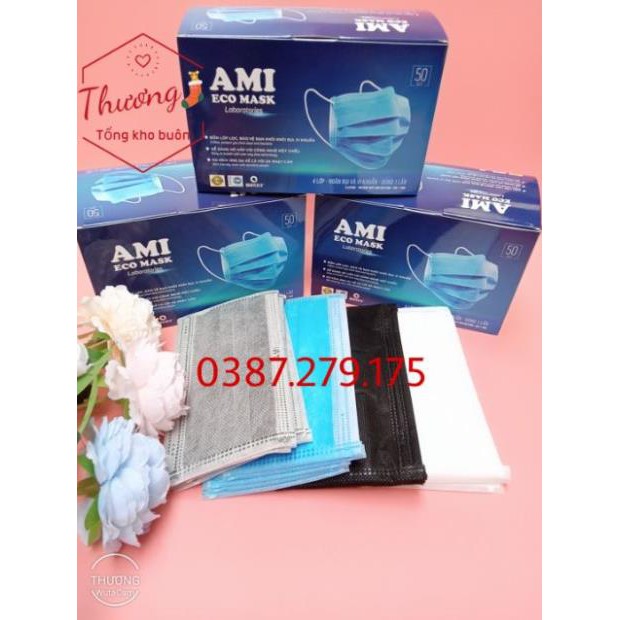 Khẩu trang y tế Ami  eco mask - hộp 50 chiếc | BigBuy360 - bigbuy360.vn