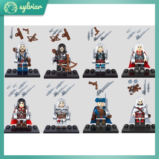 Đồ chơi trẻ em Lắp Ráp Lego Mô Hình Assassin Creed Series Kenway Firenze Có Thể Xoay Được