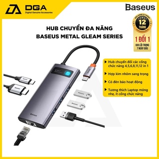 Hub chuyển đa năng Baseus Metal Gleam Series Multifunctional Docking Station